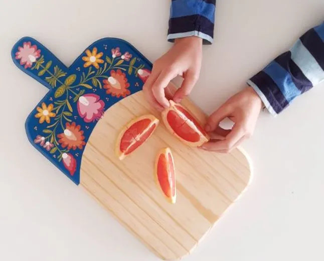 Hand painted chopping board
