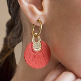 24kt Gold Plated Hoop Earrings