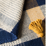 Hand-woven wool rug
