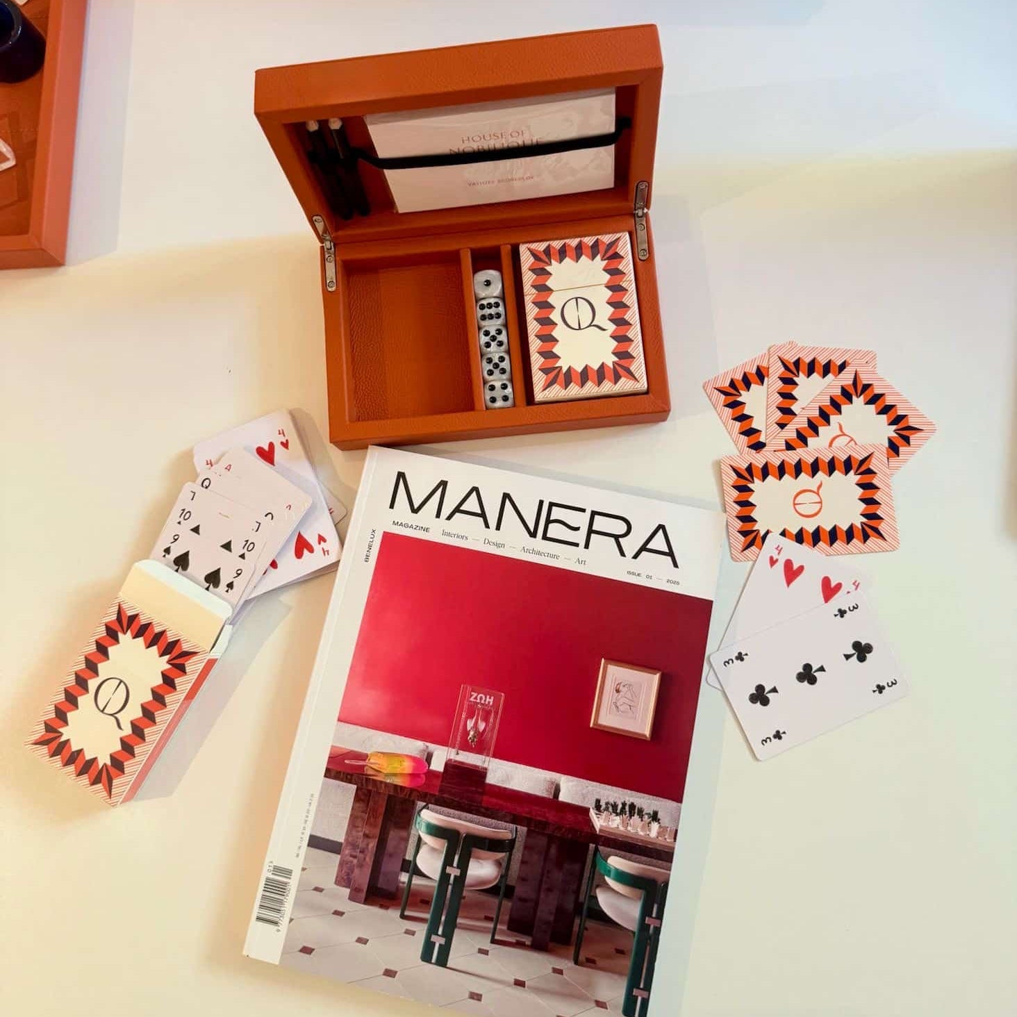 Leather Playing cards ideal personalised corporate gift for clients