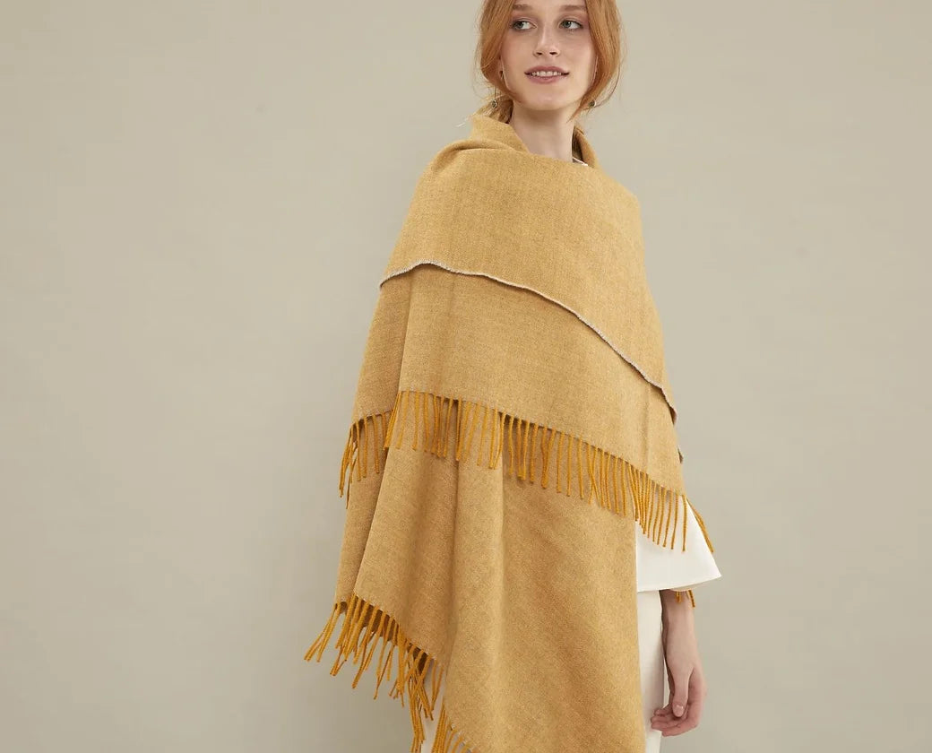 Baby Alpaca Throw - Natural Fibers