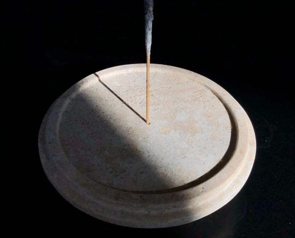 Artisan marble incense holder