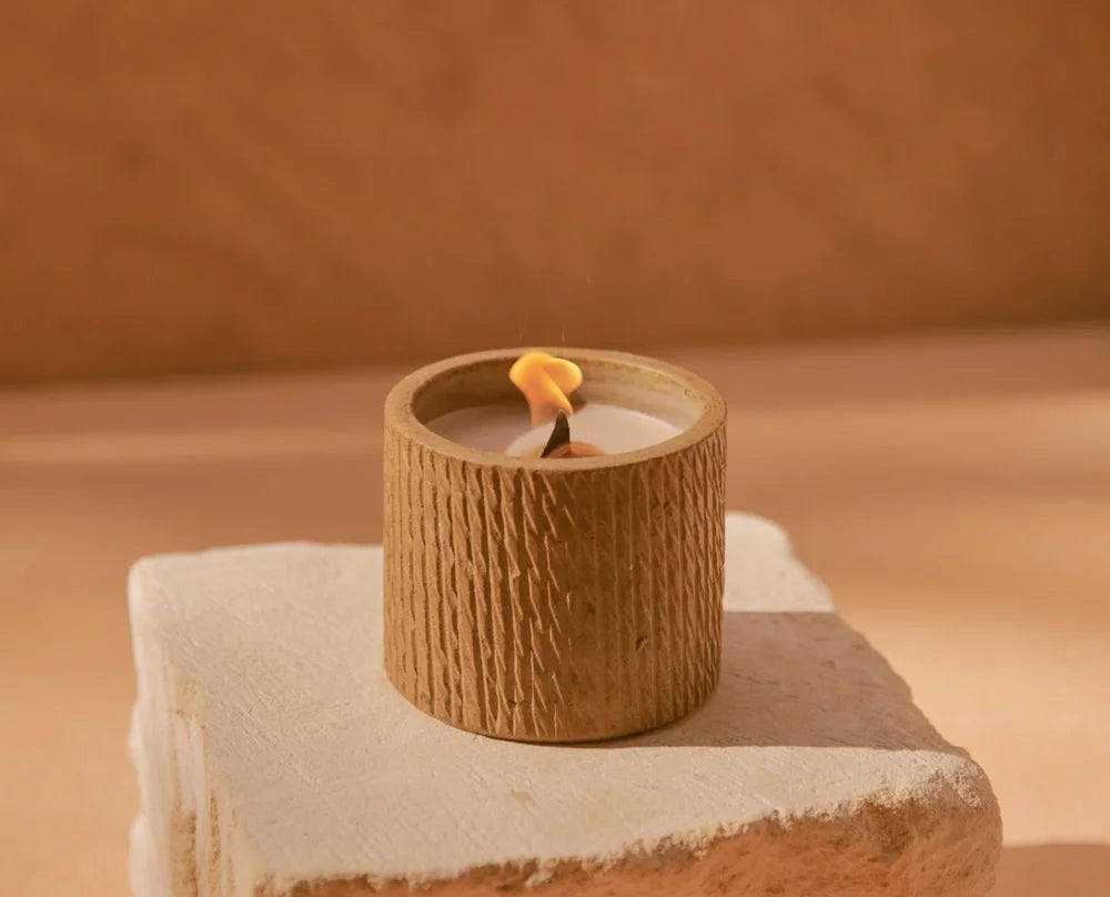 Decorative hut candle. Ethical gift made by women artisans. Ideal for client gifting.