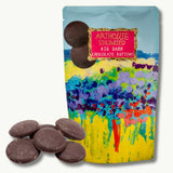Sea of Daffodils dark chocolate buttons with artwork by ARTHOUSE Unlimited artists