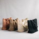 Artisan corporate gifts. Crochet tote bags made from sustainable materials
