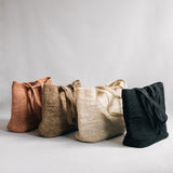 Artisan corporate gifts. Crochet tote bags made from sustainable materials
