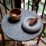 Lava Rock Mortar and Pestle