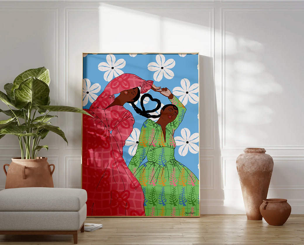 Art print from Dorca Creates, gifts from women-owned brands in the UK
