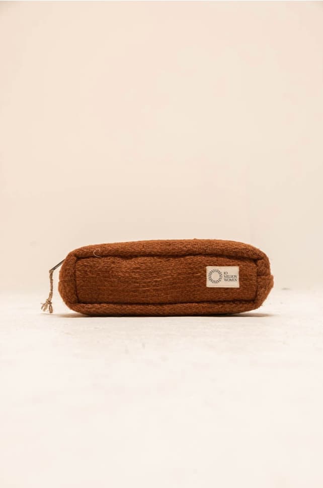 eco hemp pencil case sustainable branded merchandise for conferences and teams