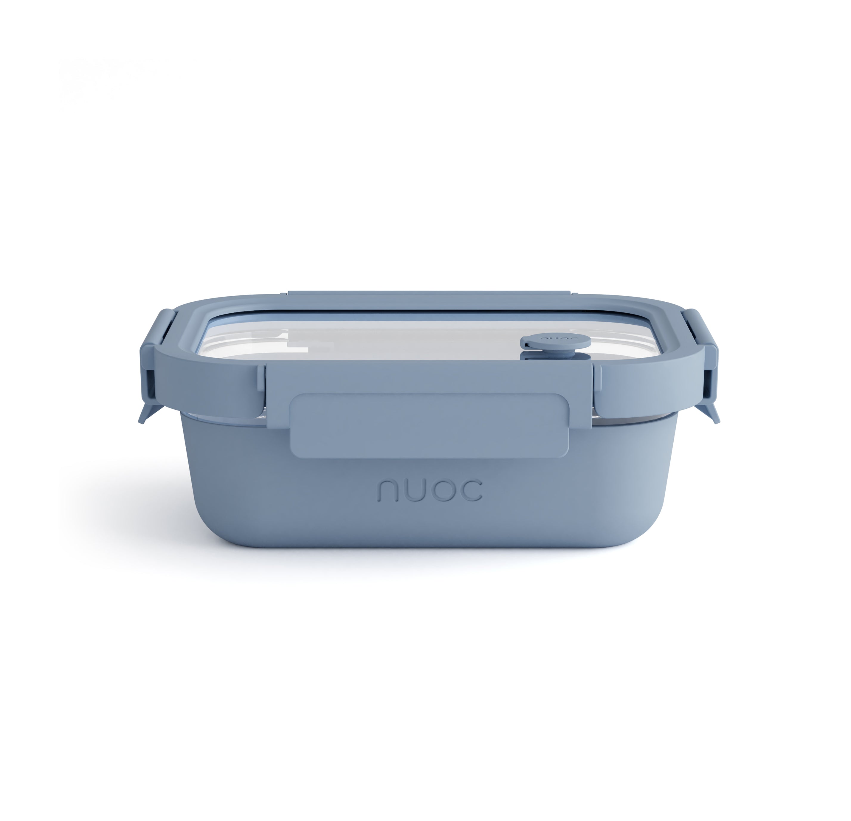 Dark blue glass container