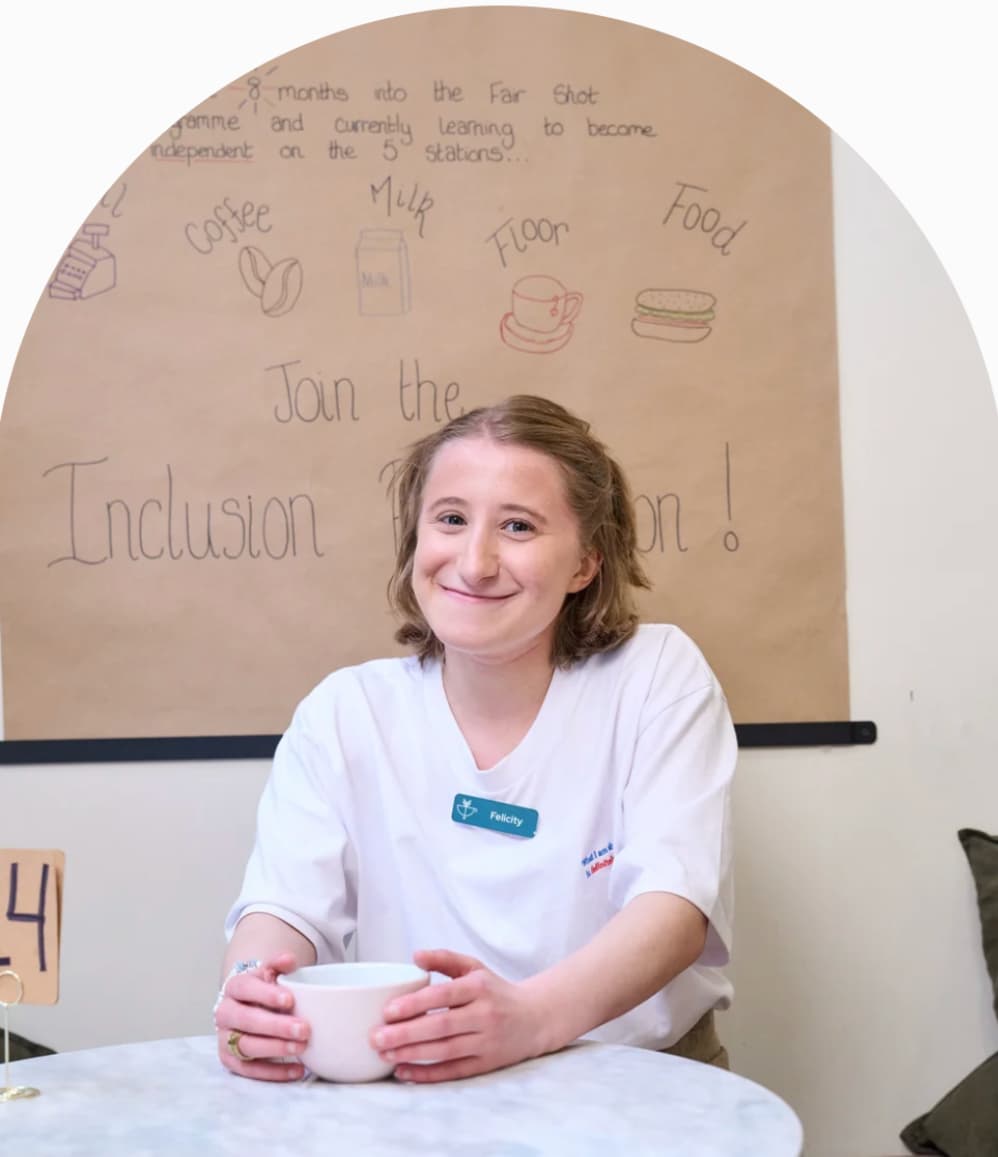 Felicity, a graduate of the supported internship programme