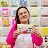 Isobel Phillips, the artist behind the chocolate bar artwork