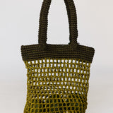 green crochet bag. Corporate gifting