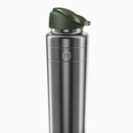 Stainless steel Ora insulated water bottle with green lid