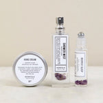 Deepest Sleep shower mist, pulse point oil and hand cream handmade in Norfolk.