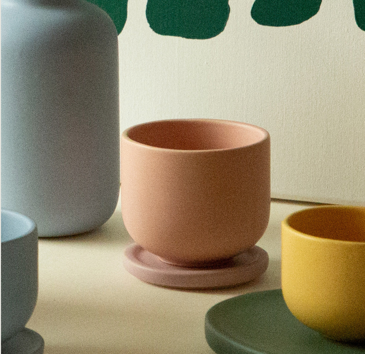 Ceramic coasters set, premium executive corporate gift and client micro events