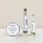 Relax & Release shower mist, pulse point oil and hand cream handmade in Norfolk.