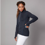 Women zip neck jumper