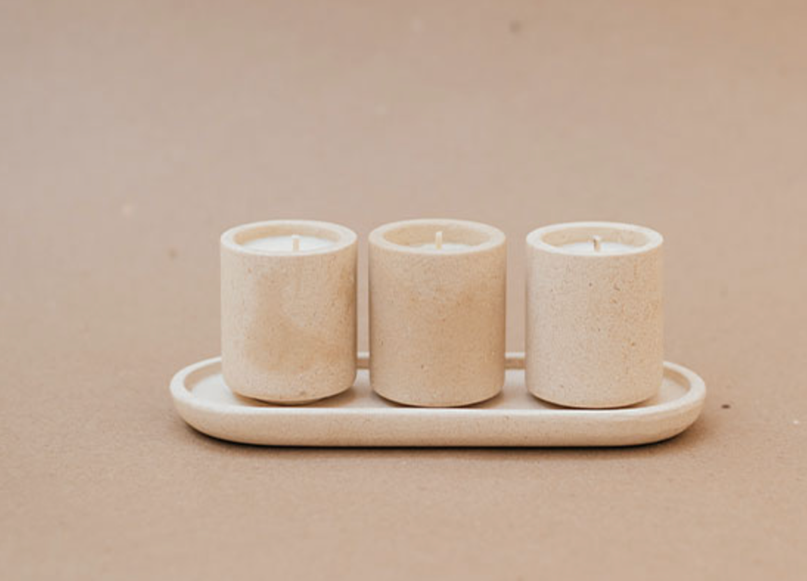 Marble candle gift sets. Gifts for Corporate women