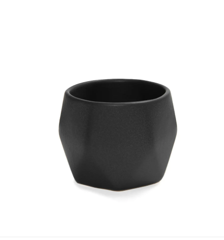 Ceramic Latte Mug in black
