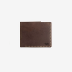Vintage brown vegan leather wallet 