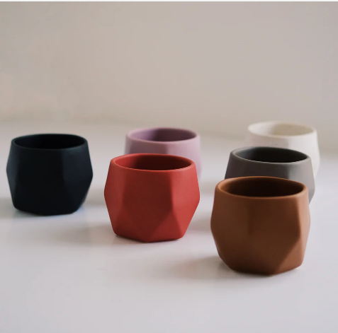 Ceramic Coffee Cup Set multiple colours