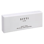 Closed Sitti olive oil soap gift box with three bars, handmade in Jordan by Palestinian women. Corporate gift with social impact from a women-owned brand.