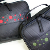 Handcrafted travel organiser from recycled tyre inner tubes, sustainable swag good for people and planet