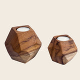 wood tealight holders for corporate gifting, premium candles for brand activations and client events