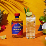 Alcohol free tropical rum dark and spice premium gourmet corporate gift client events