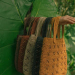 luxury artisan crochet tote bag premium corporate gift brand activation UK