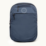 Lightweight Water Resistant Backpack 12L in blue, front, showing logo placement.
