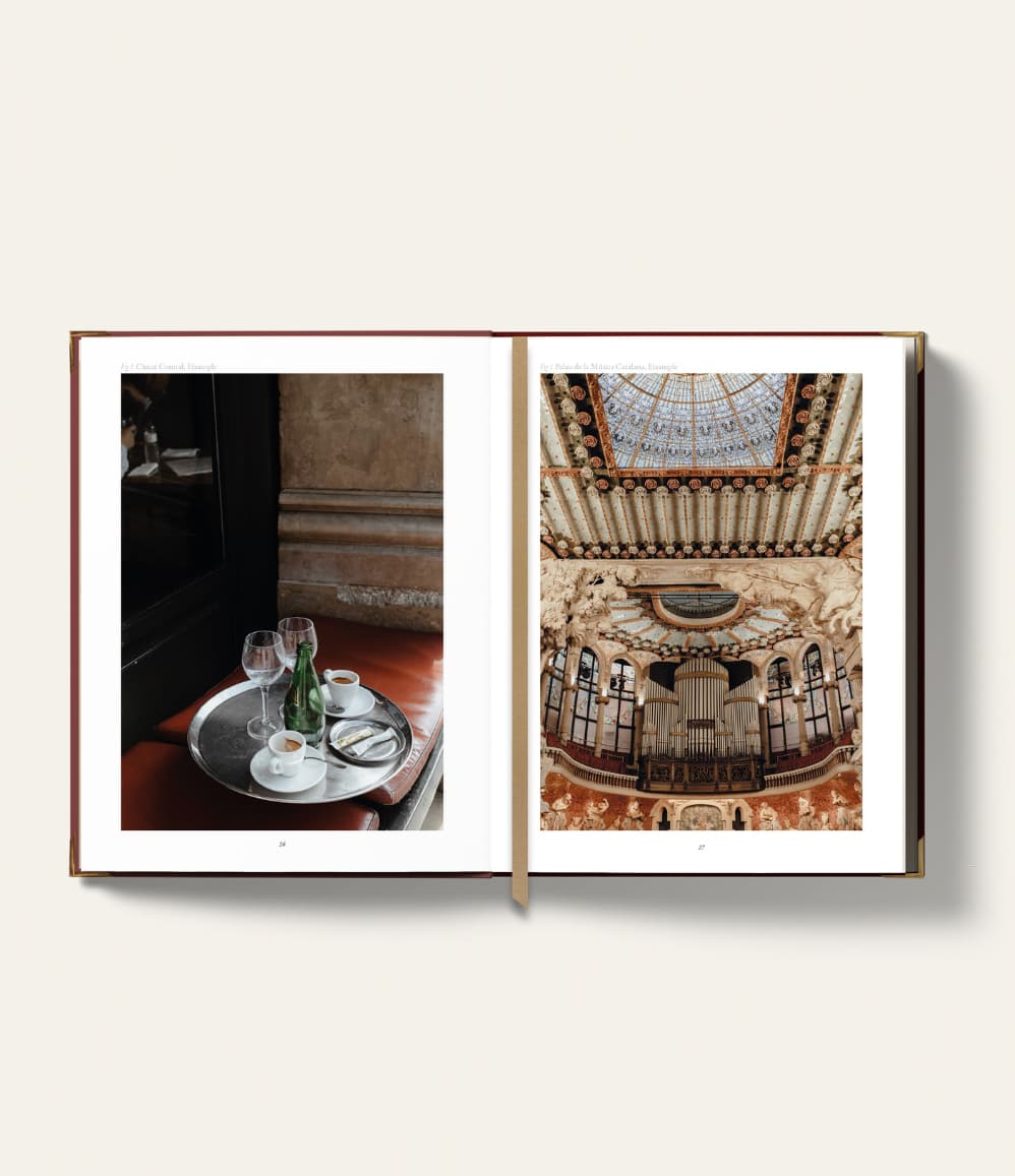Barcelona Travel Guide, page showing photos of Barcelona