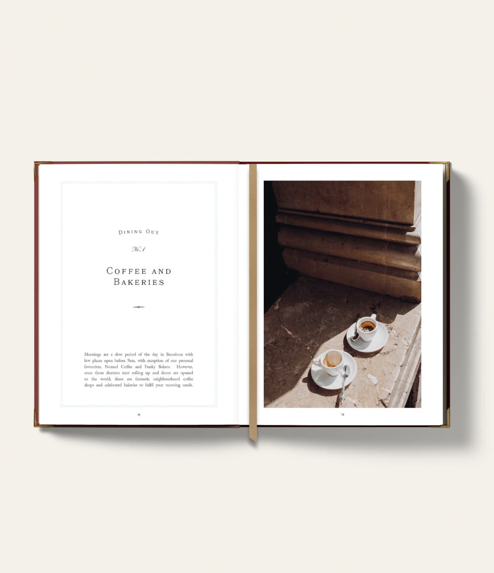 Barcelona Travel Guide, coffee and bakeries in Barcelona page