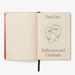 Best Year Journal, open showing the reflecting and gratitude section