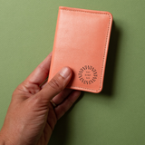 Bifold card wallet with RFID for conference giveaways and branded swag.