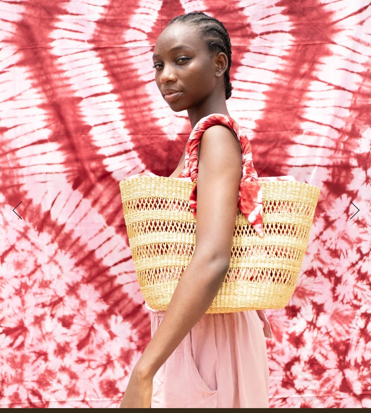 Handwoven bolga basket personalised corporate gift for clients brand activation UK