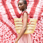 Handwoven bolga basket personalised corporate gift for clients brand activation UK