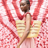 Handwoven bolga basket personalised corporate gift for clients brand activation UK