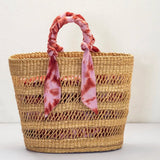 Handwoven bolga basket sustainable luxury corporate gift for executives UK