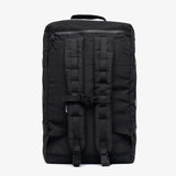 Cabin Backpack 30L in black, showing the back and straps