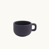 Black ceramic espresso cup, luxury corporate gifting from women brands