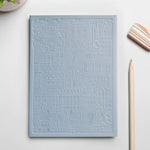 City notebook Barcelona light blue personalised branded corporate gift premium corporate swag