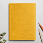 City notebook London yellow personalised branded corporate gift brand activation