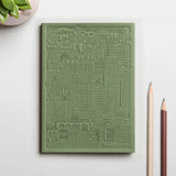 City notebook Los Angeles green personalised branded corporate gift brand activation