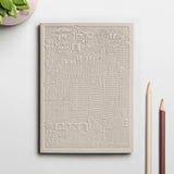 City notebook Los Angeles grey personalised branded corporate gift VIP client events