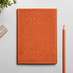 City notebook Los Angeles orange personalised branded corporate gift executive gifting