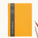 City notebook Los Angeles yellow personalised branded corporate gift brand activation