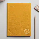 City notebook Paris yellow personalised branded corporate gift brand activation