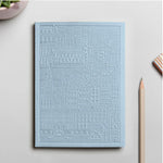City notebook Stockholm light blue personalised branded corporate gift corporate events